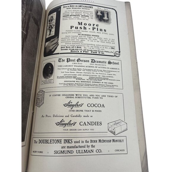 The Burr McIntosh Monthly Magazine August 1907 Antique Photo Famous People - Picture 9 of 9